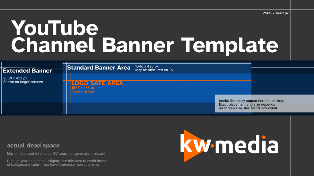 youtube channel banner template